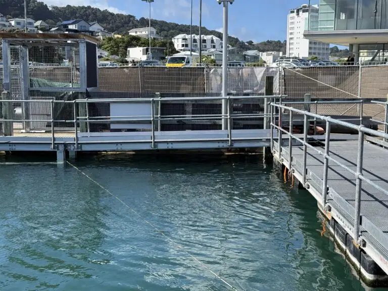 Pier A replacement: Pier entrance and gangway, 20 November 2024